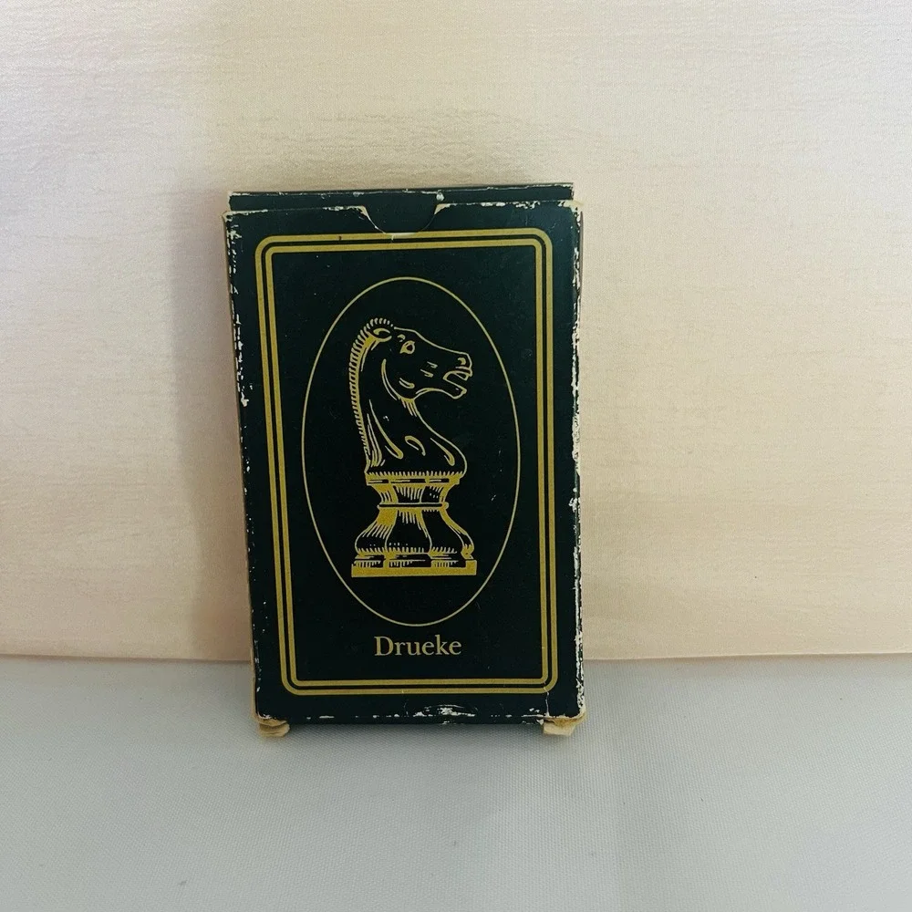 Drueke Playing Cards Made In Belgium Vintage Carta Mundi Complete Deck Rare